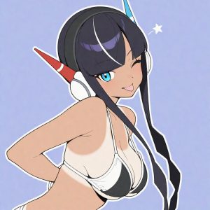 Elesa black - Tanlines Bikini (Elesa / Inezia / カミツレ / 카밀레) - Image 4