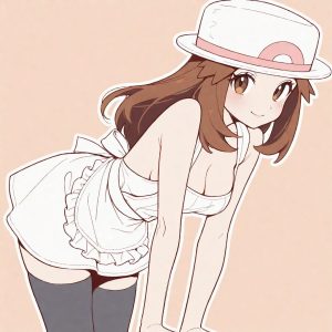 Leaf - pokemon cafe (Leaf / Hoja / リーフ / 리프 / 葉子) - Image 4