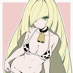 Lusamine - Cow bikini (Lusamine / Elsa-Mina / ルザミーネ / 루자미네 / 露莎米奈) - Image 1