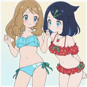 Serena & Liko Couple with frilly bikinies - Image 7