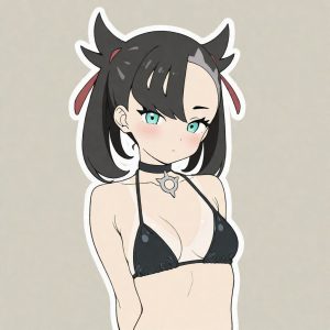 Marnie - Tanned in a little black bikini (Marnie / Rosemary / マリィ / 마리 / 玛俐) - Image 3