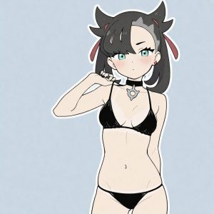 Marnie - Tanned in a little black bikini (Marnie / Rosemary / マリィ / 마리 / 玛俐) - Image 4