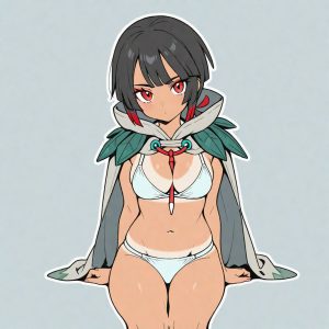 Zinnia Tan lines Slingshot bikini Version (Zinnia / Amaryllis / ヒガナ / 피아나 / 希嘉娜) - Image 3