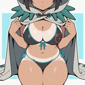 Zinnia Tan lines Slingshot bikini Version (Zinnia / Amaryllis / ヒガナ / 피아나 / 希嘉娜) - Image 5