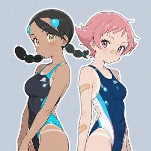 Candice & maylene -  (competition swimwear (Candice / Gladys / スズナ / 무청 / 小菘 & Maylene / Mélina / スモモ / 자두 / 阿李) - Image 3