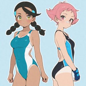 Candice & maylene -  (competition swimwear (Candice / Gladys / スズナ / 무청 / 小菘 & Maylene / Mélina / スモモ / 자두 / 阿李) - Image 6