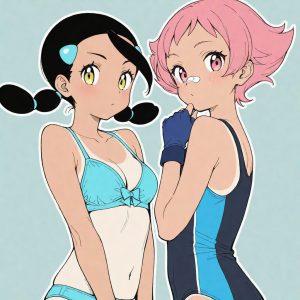 Candice & maylene -  (competition swimwear (Candice / Gladys / スズナ / 무청 / 小菘 & Maylene / Mélina / スモモ / 자두 / 阿李) - Image 7
