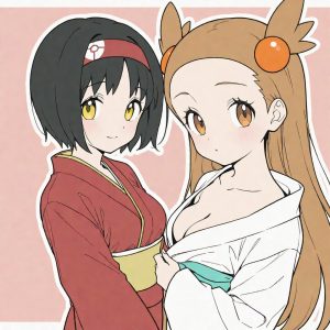 Erika & Jasmine - Kimono (Erika / エリカ / 민화 / 莉佳 & Jasmine / ミカン / 규리 / 阿蜜) - Image 4