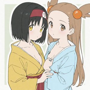 Erika & Jasmine - Kimono (Erika / エリカ / 민화 / 莉佳 & Jasmine / ミカン / 규리 / 阿蜜) - Image 6