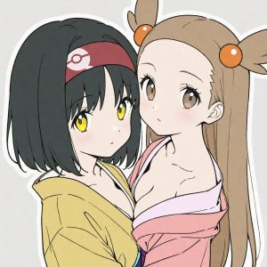 Erika & Jasmine - Kimono (Erika / エリカ / 민화 / 莉佳 & Jasmine / ミカン / 규리 / 阿蜜) - Image 8