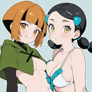 Gardenia & Candice squeeze in swimsuits - Image 3