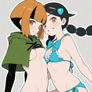 Gardenia & Candice squeeze in swimsuits - Image 6