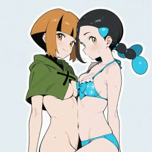 Gardenia & Candice squeeze in swimsuits - Image 7