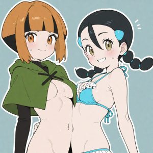 Gardenia & Candice squeeze in swimsuits - Image 9