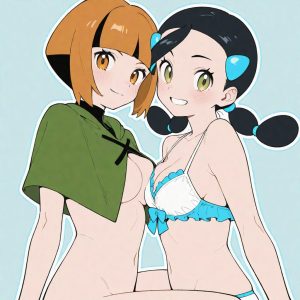 Gardenia & Candice squeeze in swimsuits - Image 10