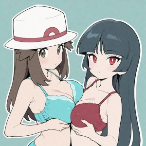 Leaf & Sabrina - Squeeze (Leaf / Hoja / リーフ / 리프 / 葉子 & Sabrina / ナツメ /  초련 / 娜姿) - Image 7