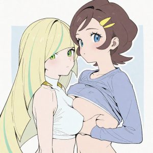 Lusamine & grace - Squeeze (Lusamine / Elsa-Mina / ルザミーネ / 루자미네 / 露莎米奈 & Grace / Primula / サキ / 사키 / 萨琪) - Image 4