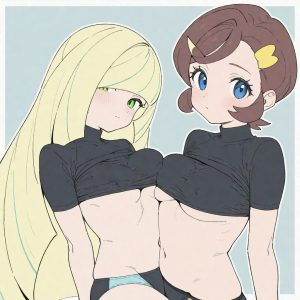 Lusamine & grace - Squeeze (Lusamine / Elsa-Mina / ルザミーネ / 루자미네 / 露莎米奈 & Grace / Primula / サキ / 사키 / 萨琪) - Image 5