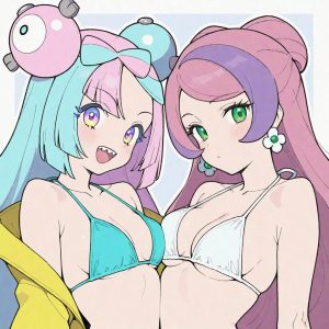 Iono & Nurse miriam - Squeeze (Iono / Mashynn / ナンジャモ / 모야모 / 奇树 & Nurse miriam / Mimosa / ミモザ / 米莫莎) - Image 5