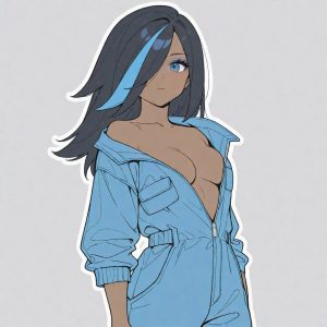 Shelly - blue vault suit (Shelly / Sarah / イズミ / 이연 / 阿泉) - Image 3