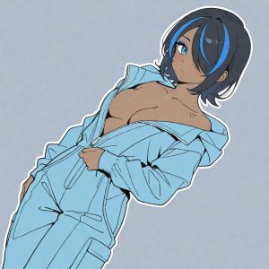 Shelly - blue vault suit (Shelly / Sarah / イズミ / 이연 / 阿泉) - Image 5