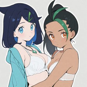 Liko & Nemona - Underwear (Liko / リコ / 리코 / 莉可 & Nemona / Menzi / ネモ / 네모 / 妮莫) - Image 7