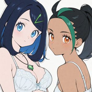 Liko & Nemona - Underwear (Liko / リコ / 리코 / 莉可 & Nemona / Menzi / ネモ / 네모 / 妮莫) - Image 5