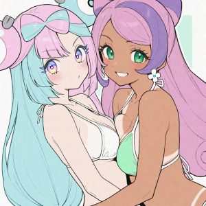 Iono & Nurse miriam - Squeeze Tanline (Iono / Mashynn / ナンジャモ / 모야모 / 奇树 & Nurse miriam / Mimosa / ミモザ / 米莫莎) - Image 4