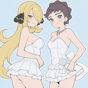 Cynthia & Diantha - Wedding (Cynthia / Camilla / シロナ / 난천 / 竹兰 & Diantha / Dianthéa / カルネ / 카르네 / 卡露妮) - Image 4